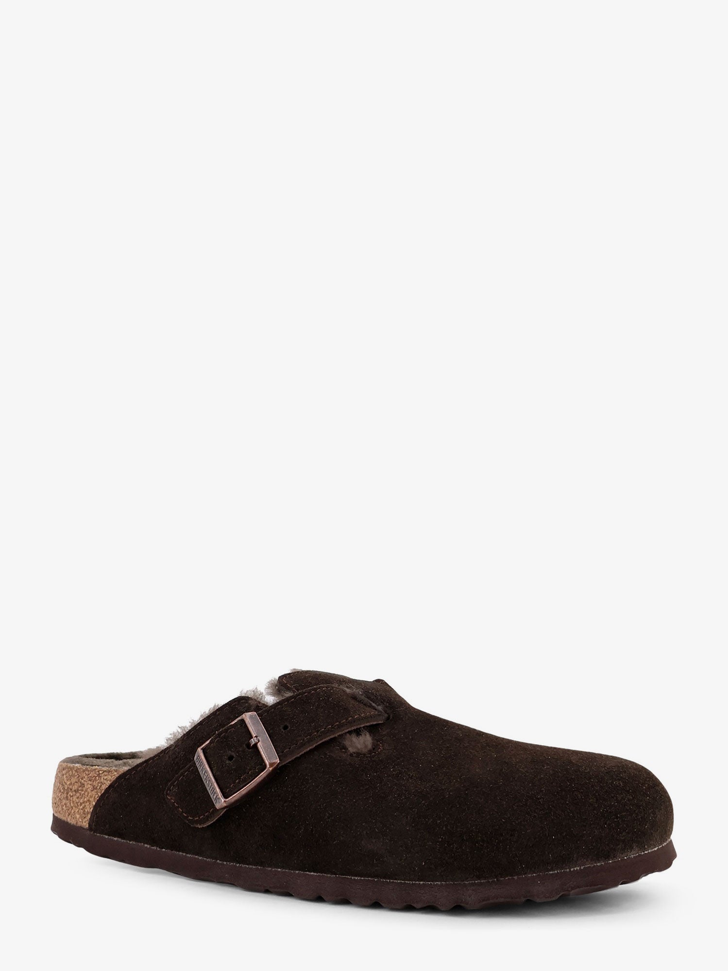 birkenstock-boston-vl/shearling-suede-mule