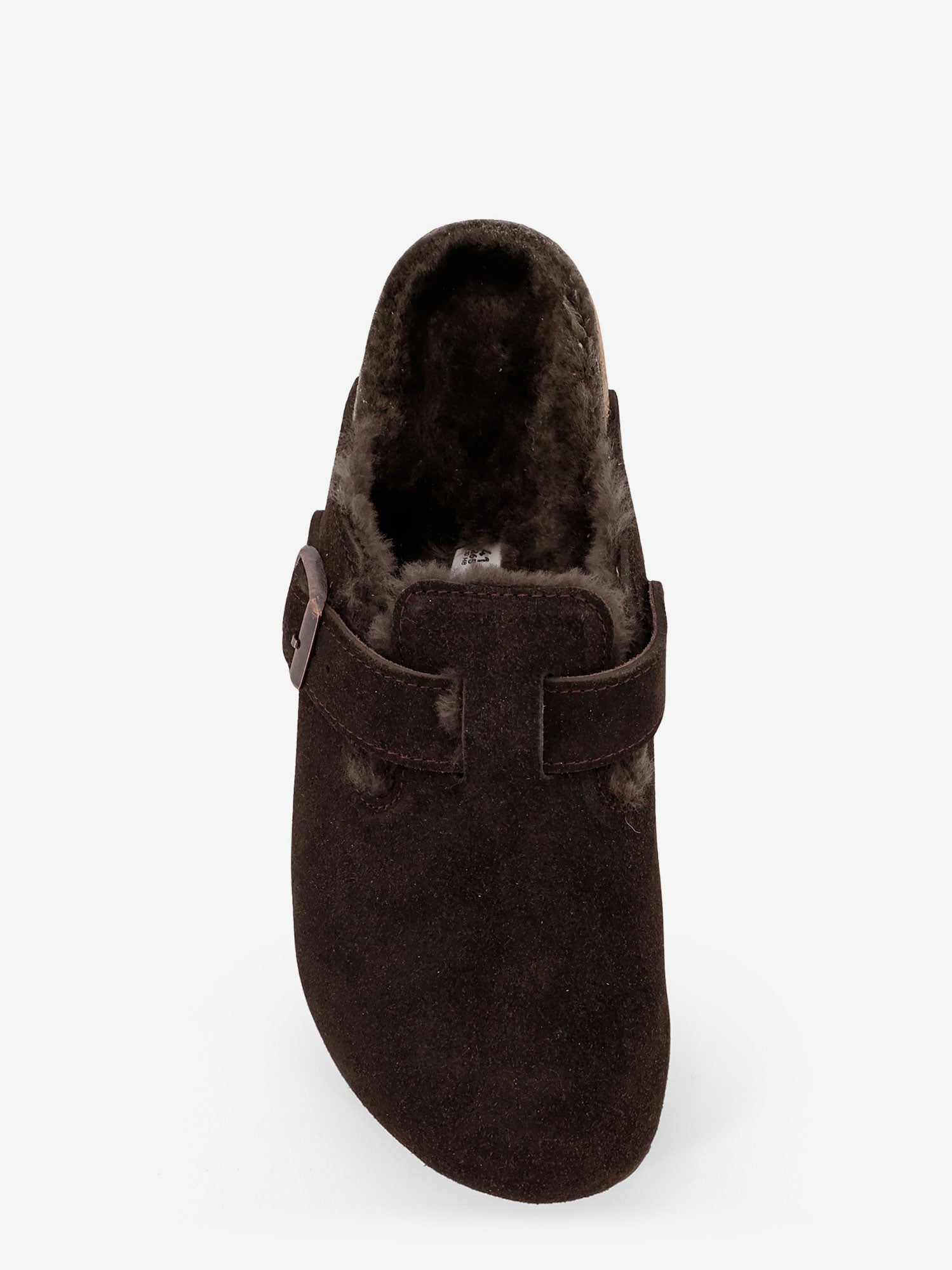 birkenstock-boston-vl/shearling-suede-mule