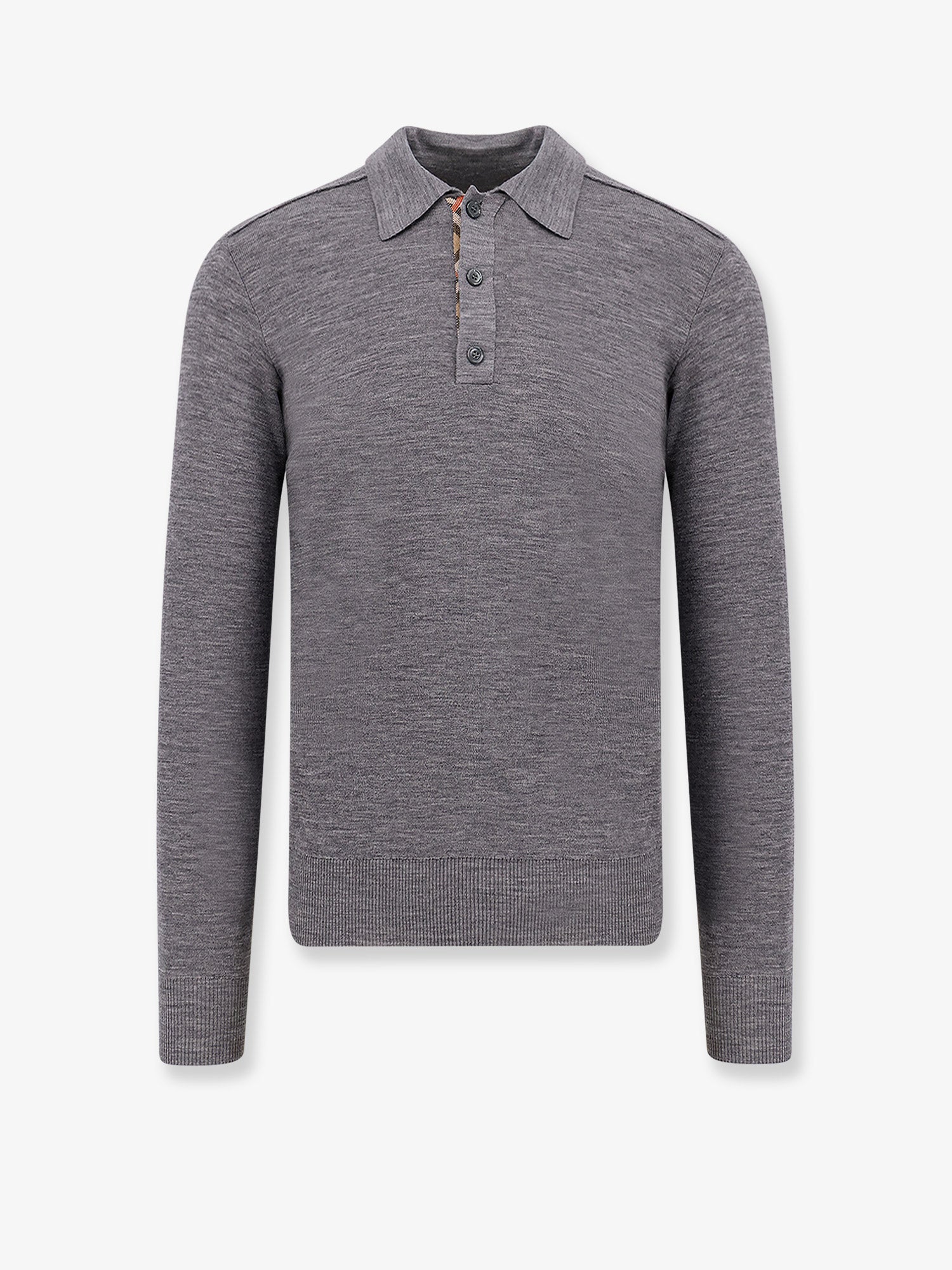 burberry-mélange-wool-polo-shirt