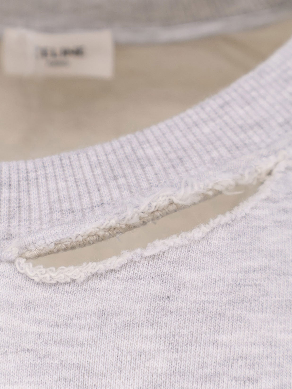 Cotton sweatshirt with multicolor print