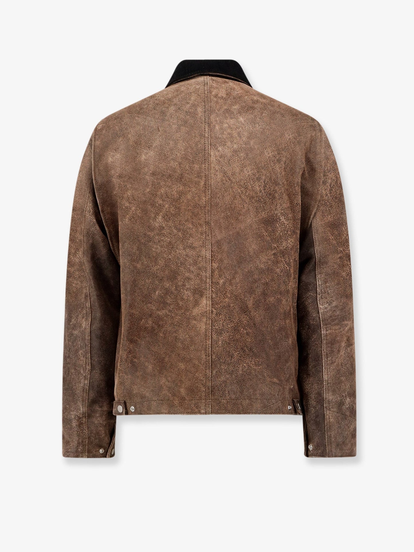 dfour-padded-leather-jacket-with-corduroy-collar