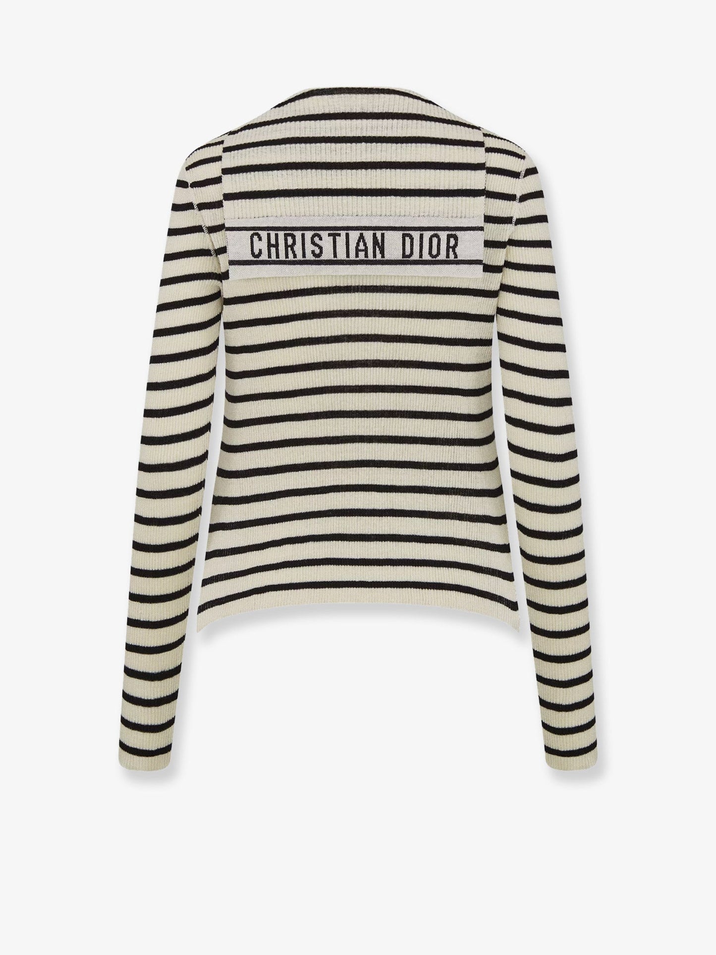 Dioriviera striped linen and silk sweater