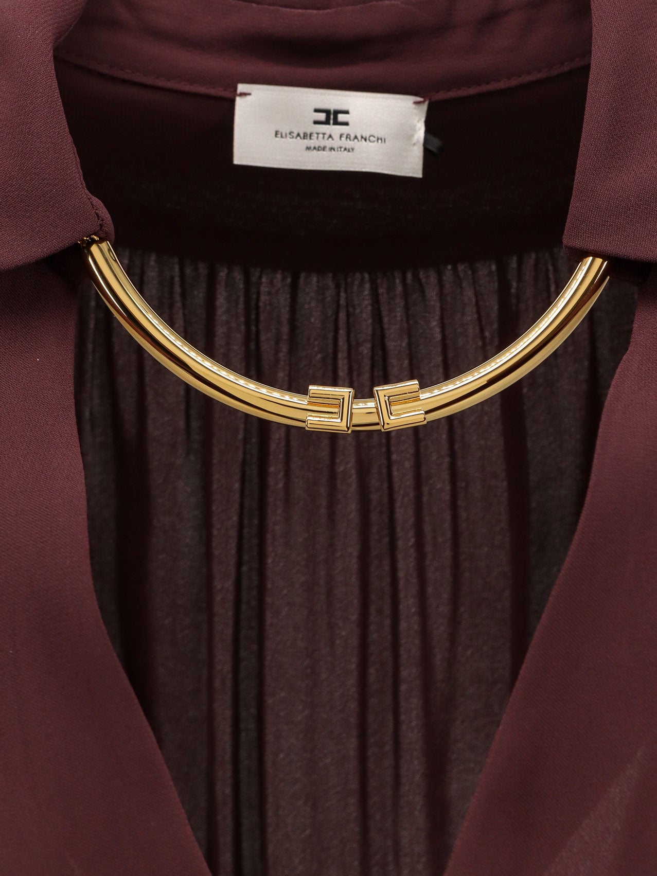 elisabetta-franchi-viscose-shirt