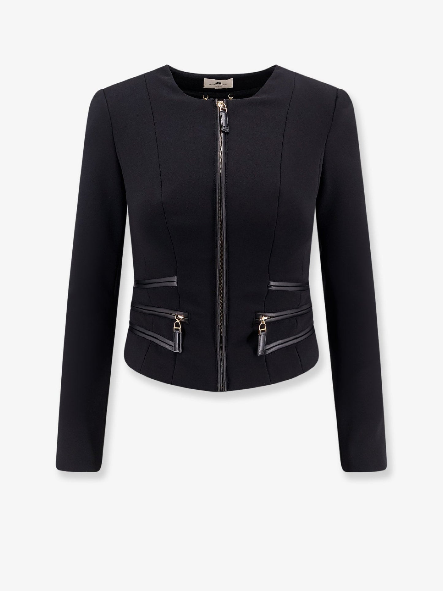 elisabetta-franchi-blazer-with-pockets-and-zip