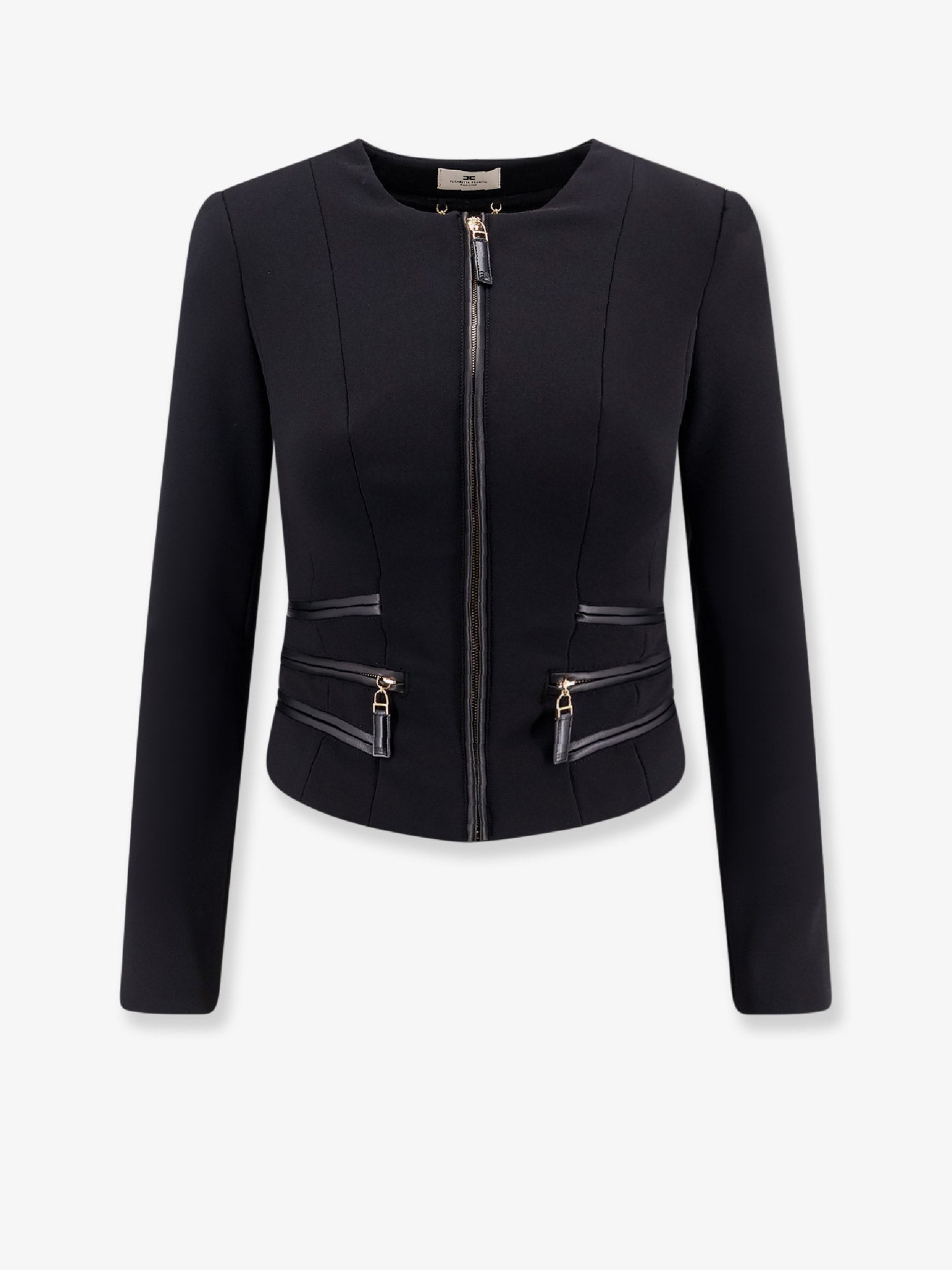 elisabetta-franchi-blazer-with-pockets-and-zip