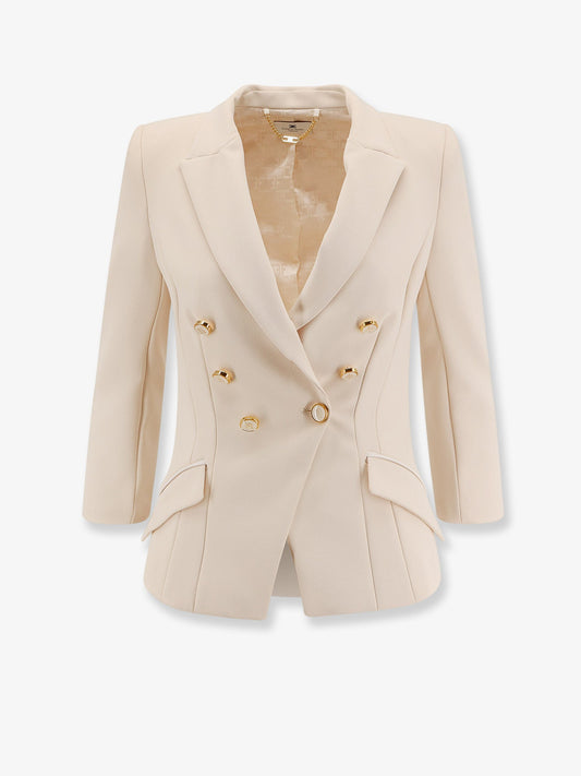 elisabetta-franchi-fitted-blazer-with-logoed-buttons