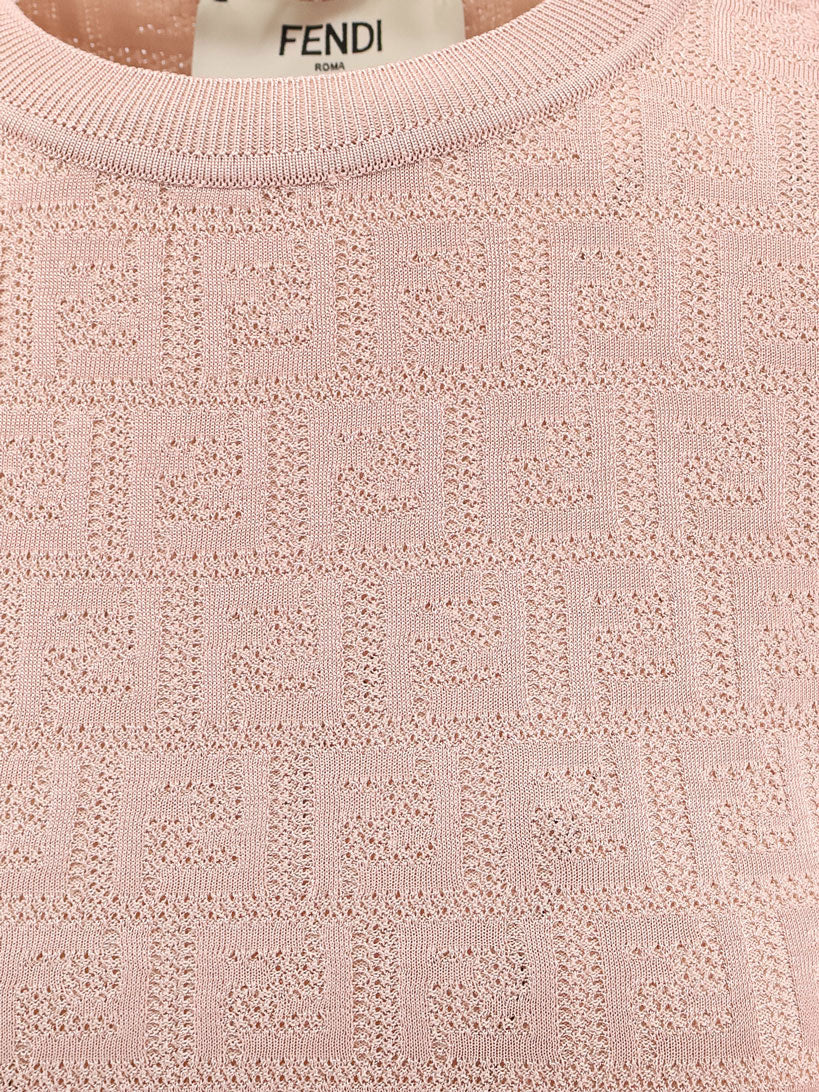 fendi-ff-cotton-and-viscose-dress