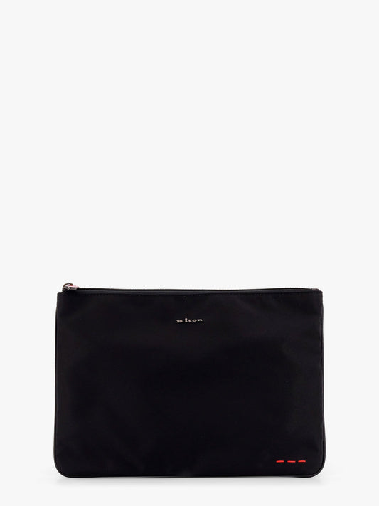 kiton-ciro-paone-nylon-clutch-bag-with-metal-lettering-logo