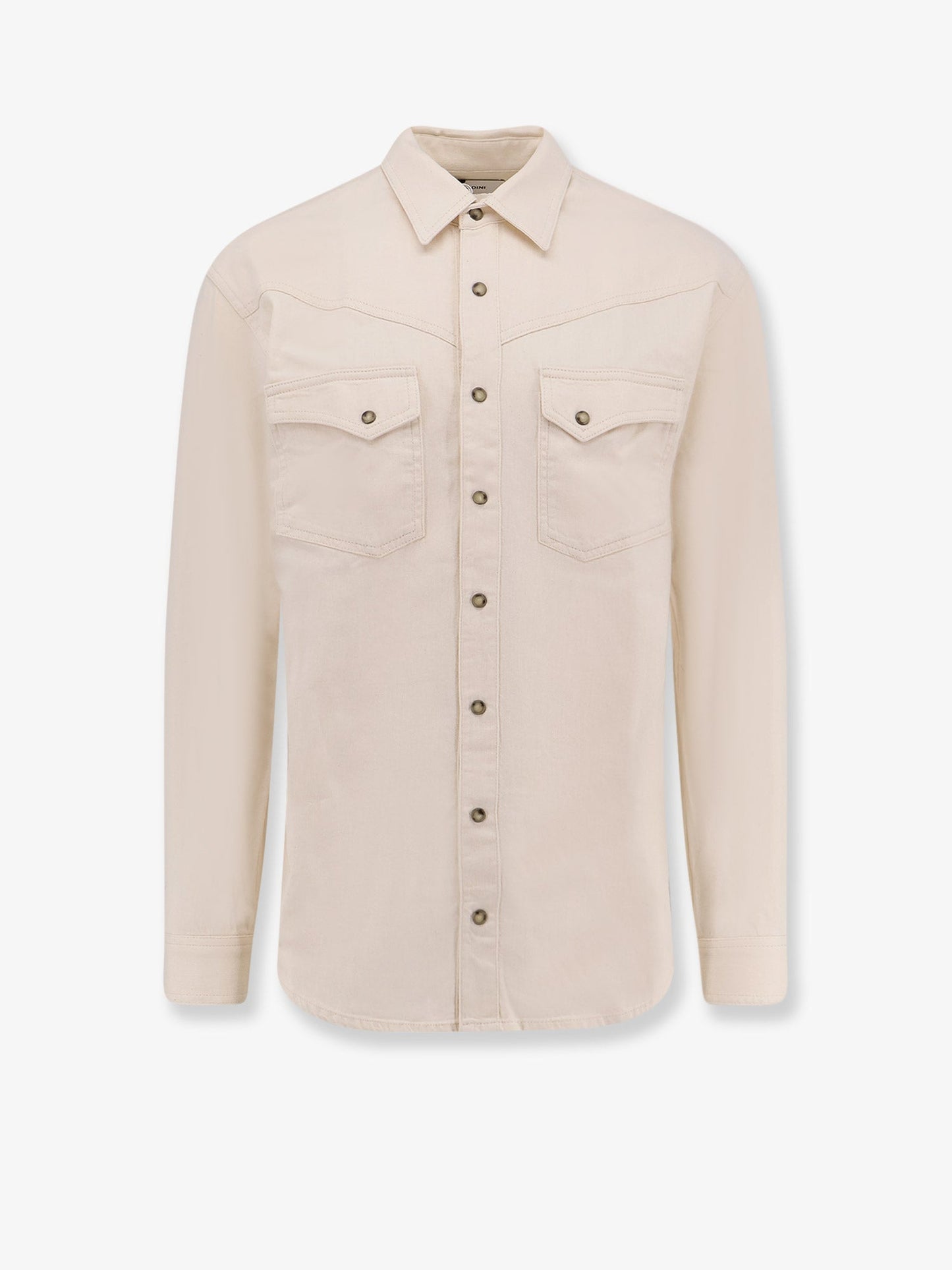 lardini-white-denim-shirt