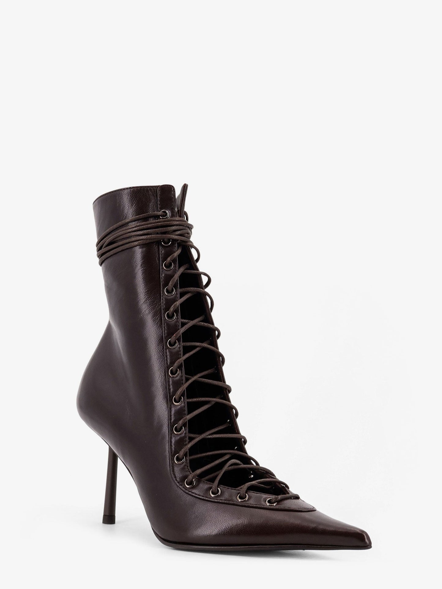 le-silla-colette-leather-ankle-boots