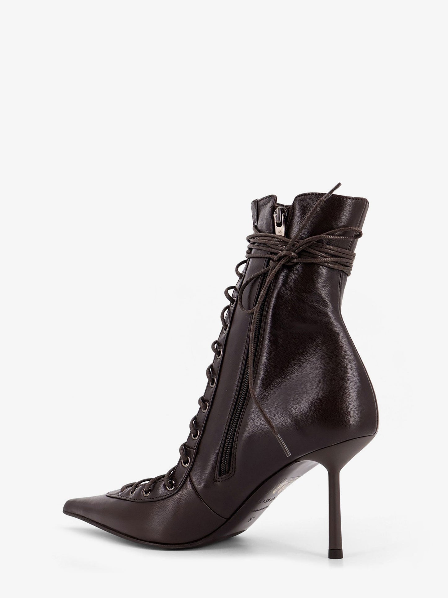 le-silla-colette-leather-ankle-boots
