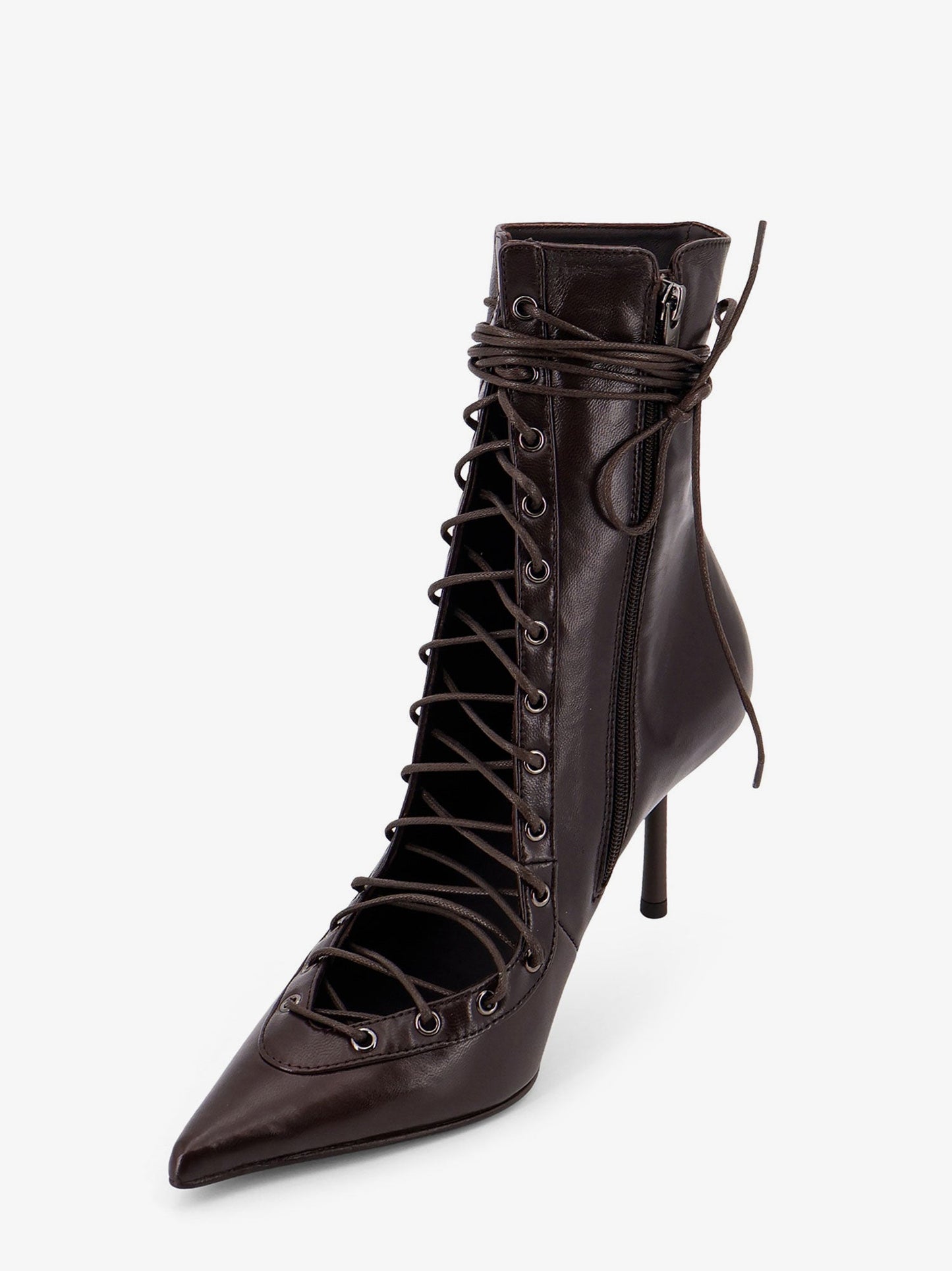 le-silla-colette-leather-ankle-boots
