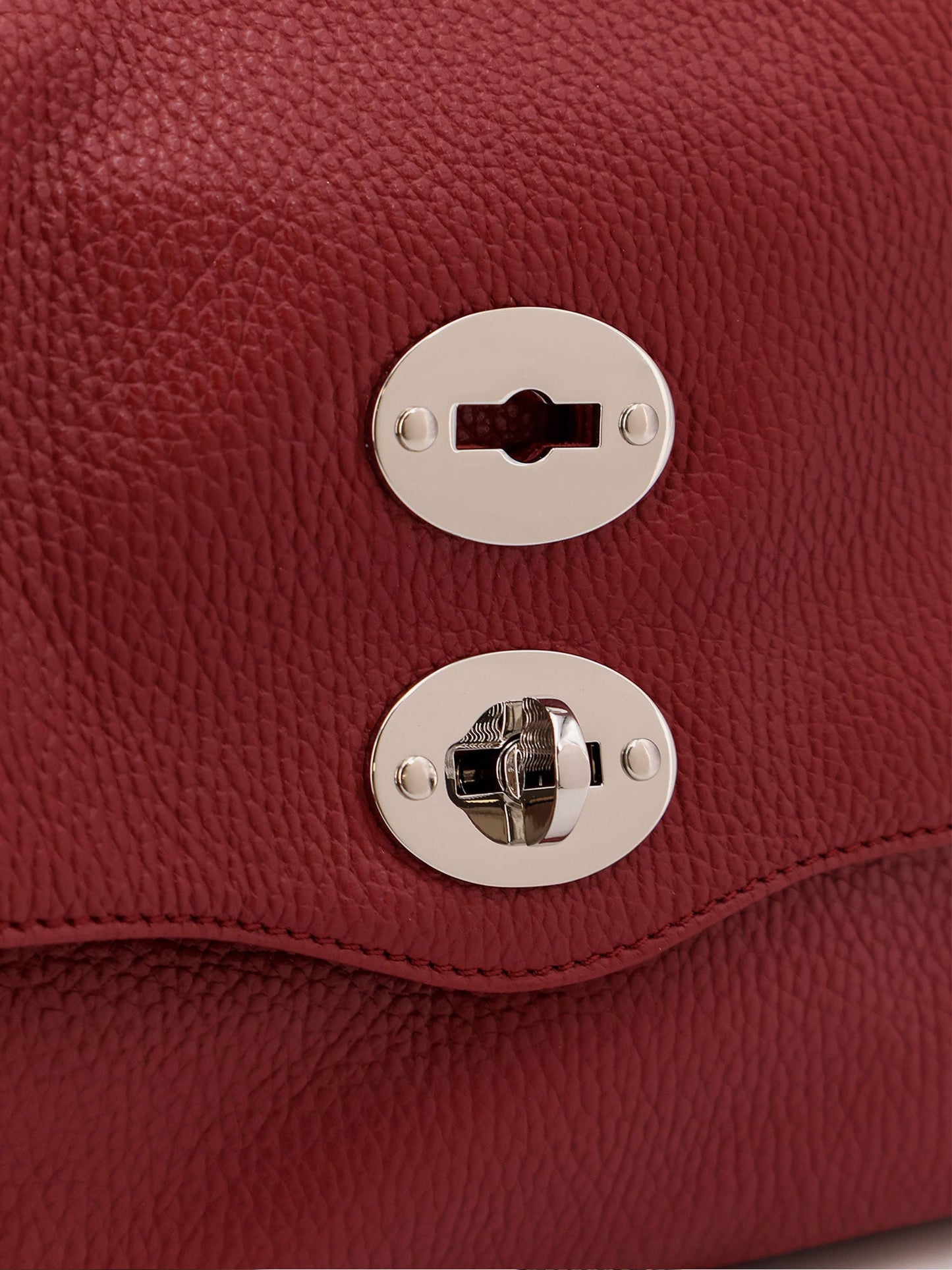 Postina M leather shoulder bag