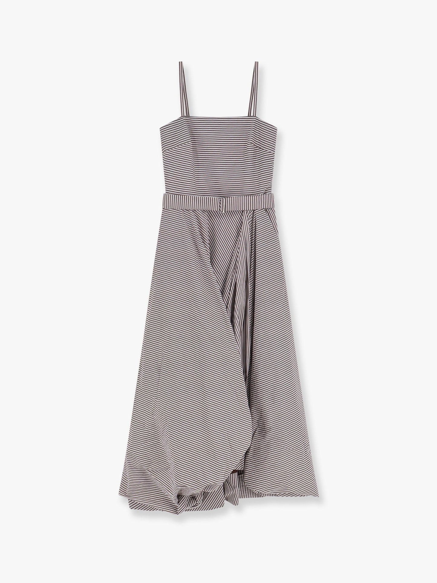 brunello-cucinelli-striped-cotton-long-dress-with-wide-panel