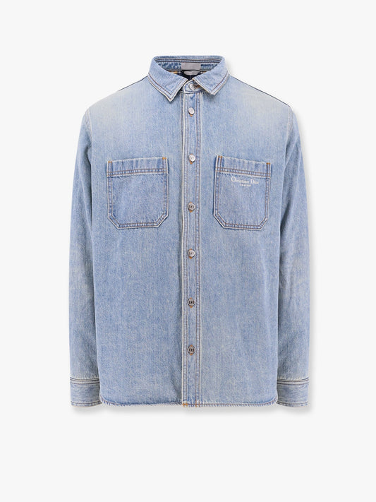 dior-denim-shirt/jacket-with-madras-lining