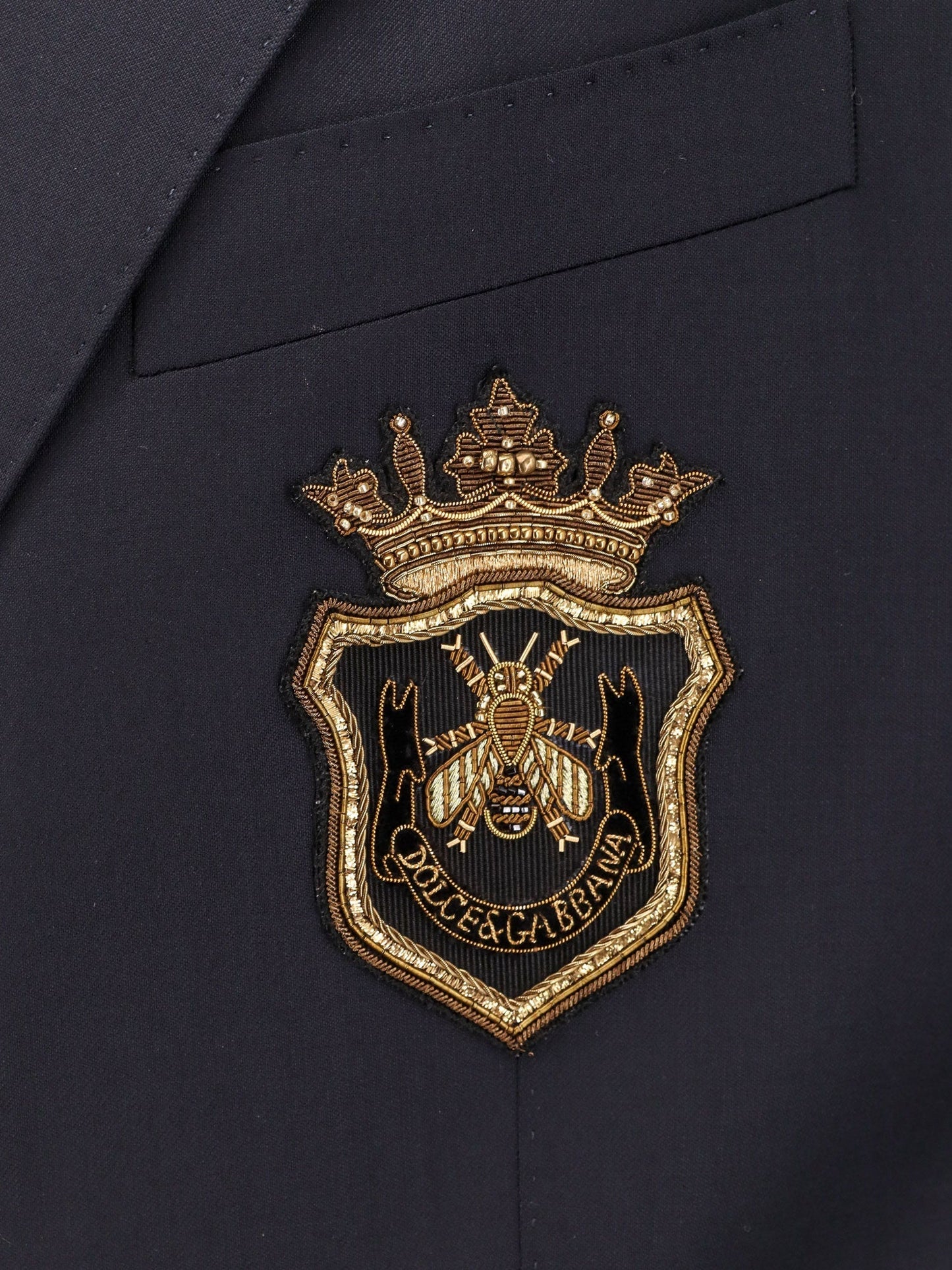 dolce-&-gabbana-stretch-virgin-wool-blazer-with-frontal-logo-patch