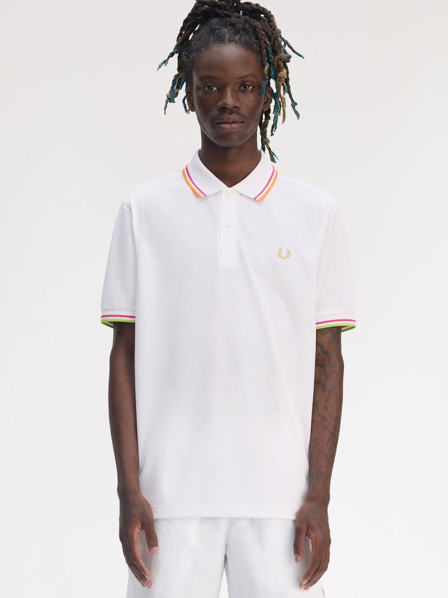 fred-perry-on-court-twin-tipped-recycled-polyester-polo-shirt