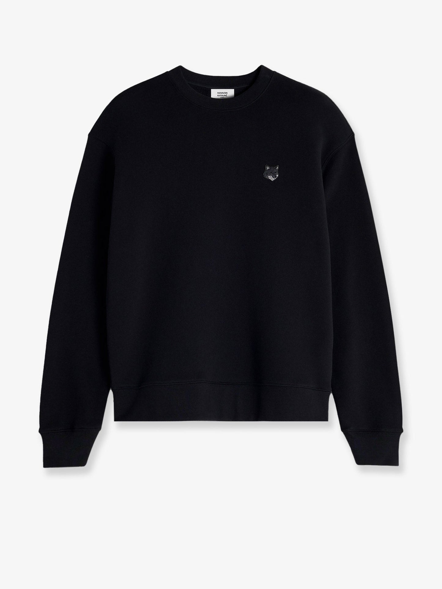 maison-kitsune-cotton-sweatshirt-with-bold-fox-head-patch