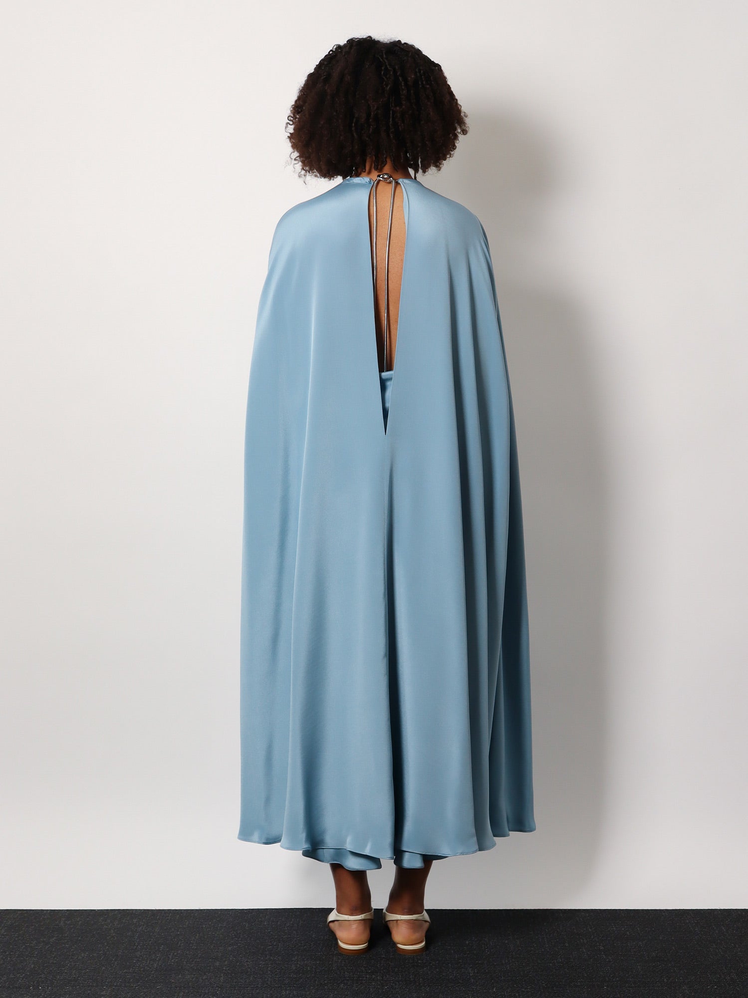 max-mara-managua-silk-long-dress-with-silk-cape-and-metal-detail