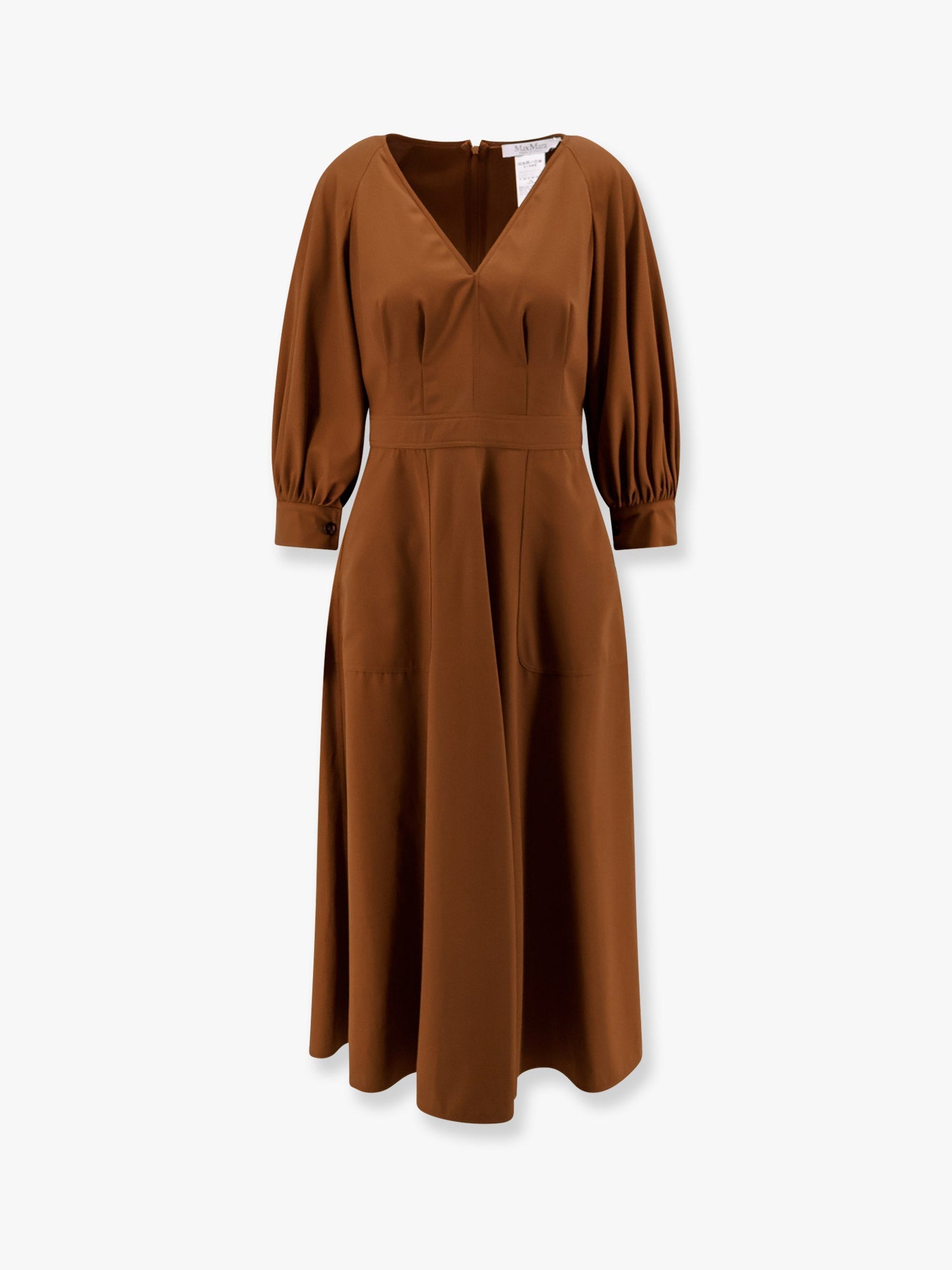 max-mara-pedaggi-cotton-midi-dress