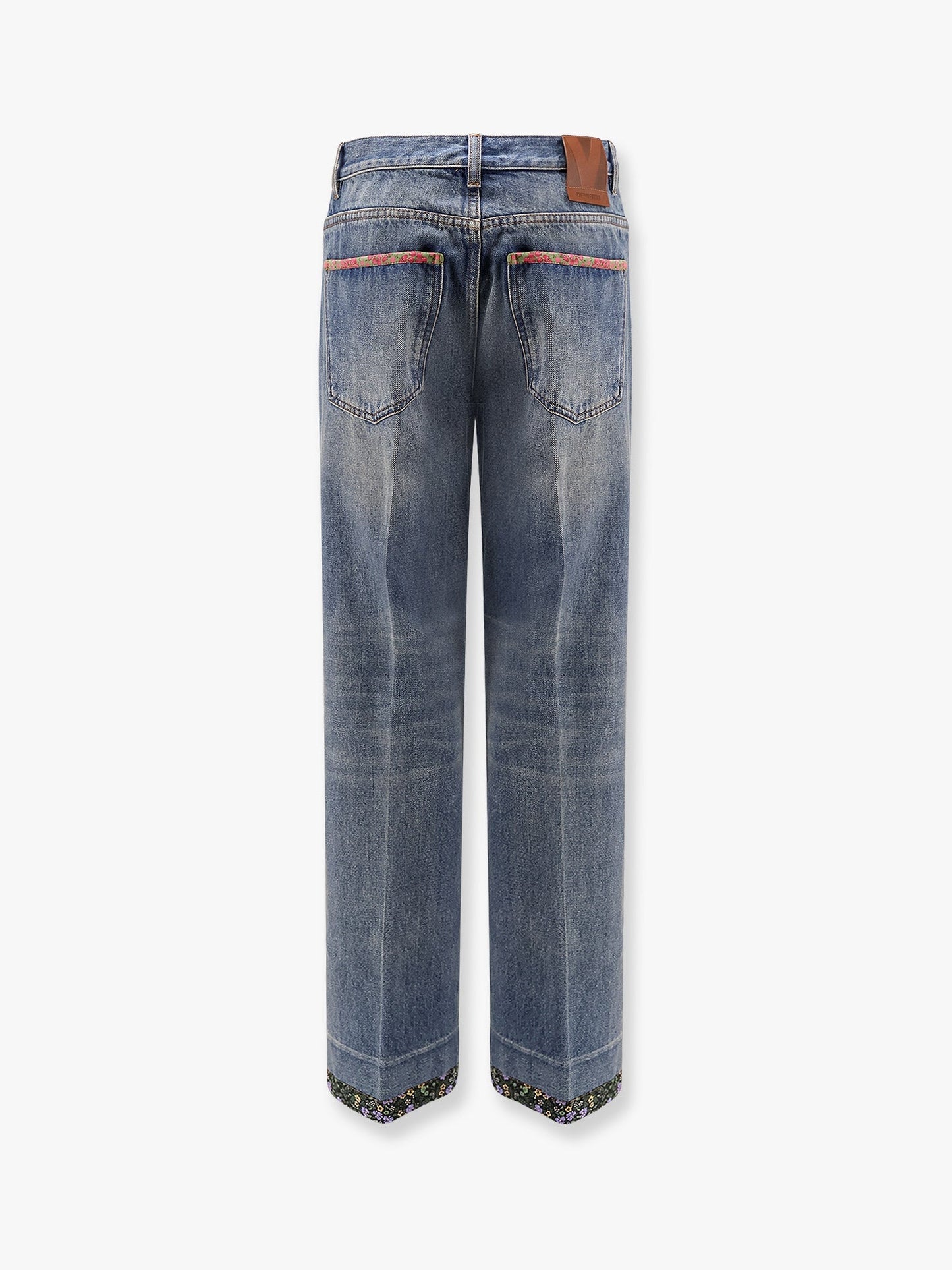 valentino-jeans-with-floral-print-fabric-border-detail
