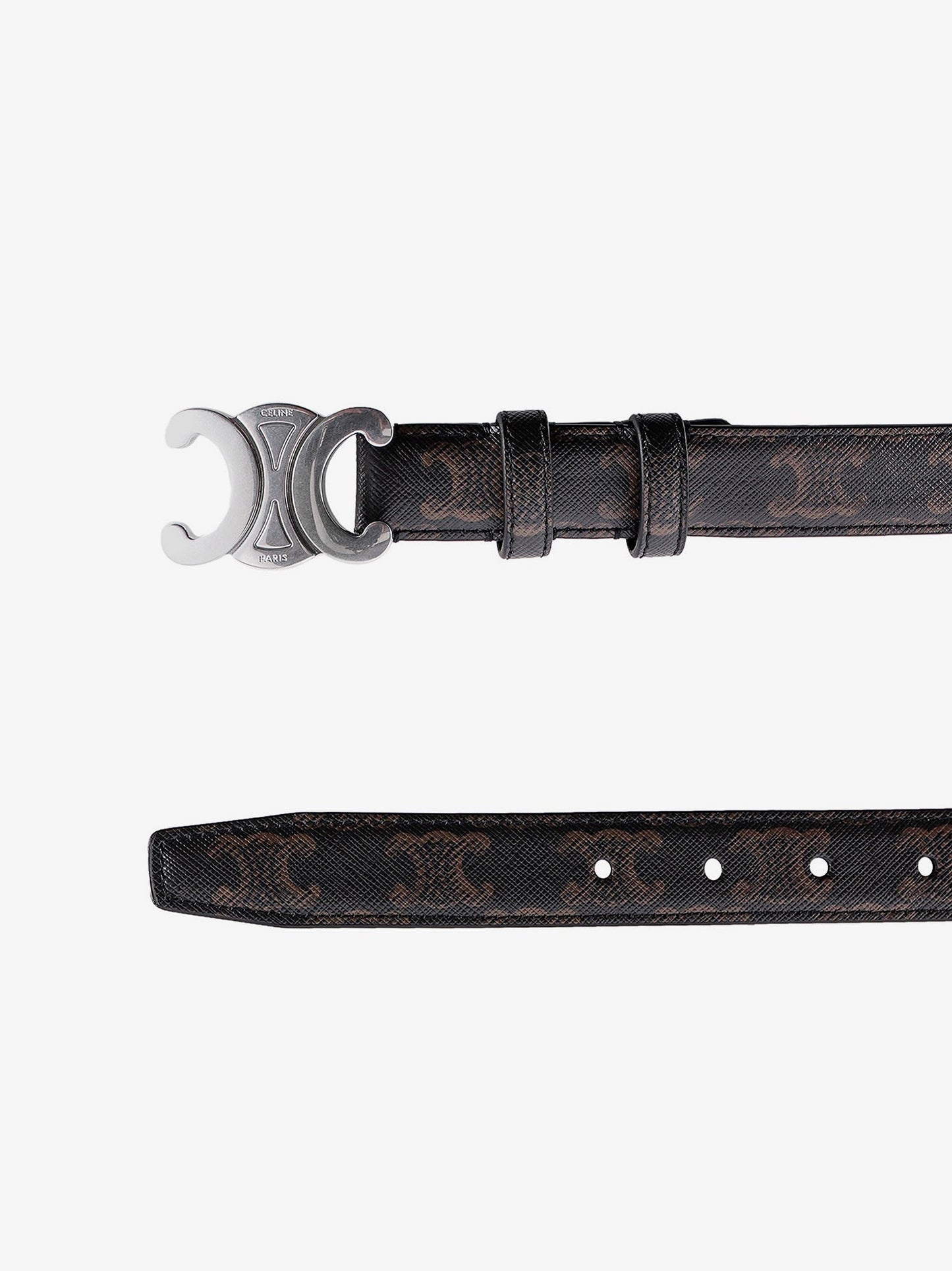 Triomphe coated canvas belt