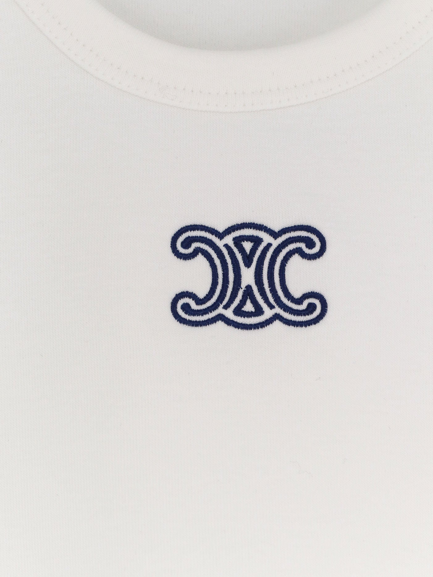 Cotton blend t-shirt with Triomphe logo