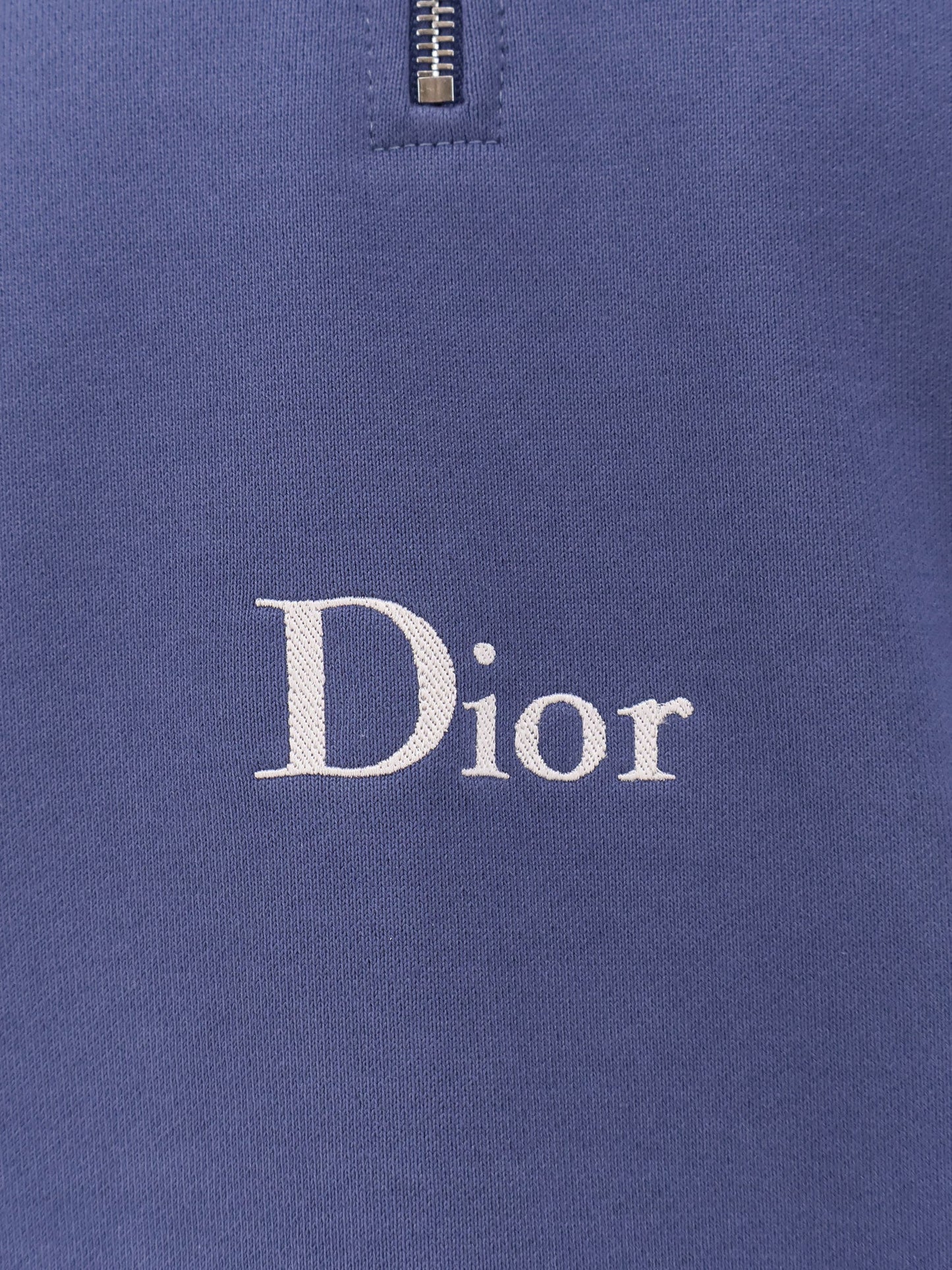Cotton sweatshirt with embroidered logo on the front