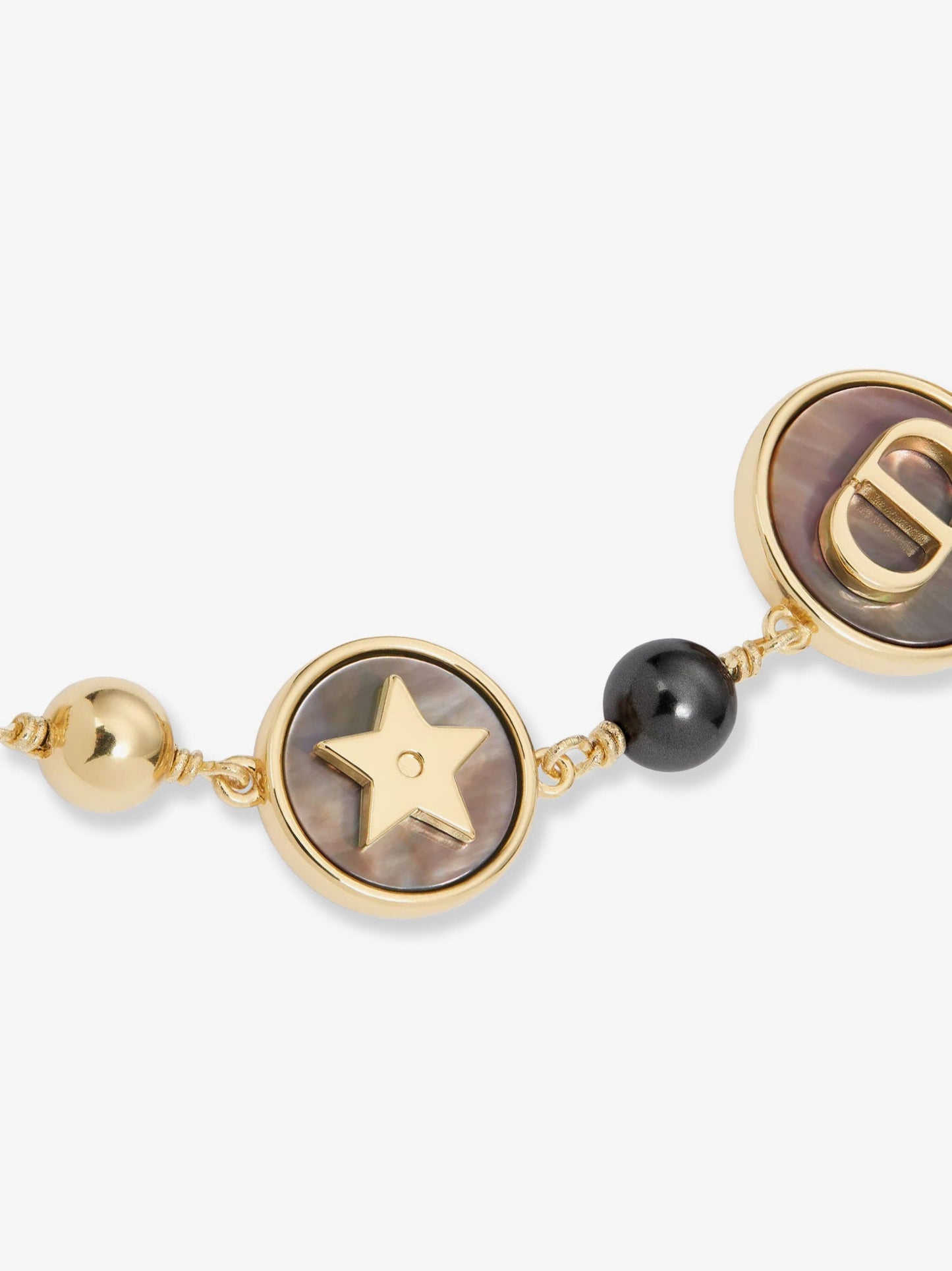 D-Luck metal bracelet with gold finishes