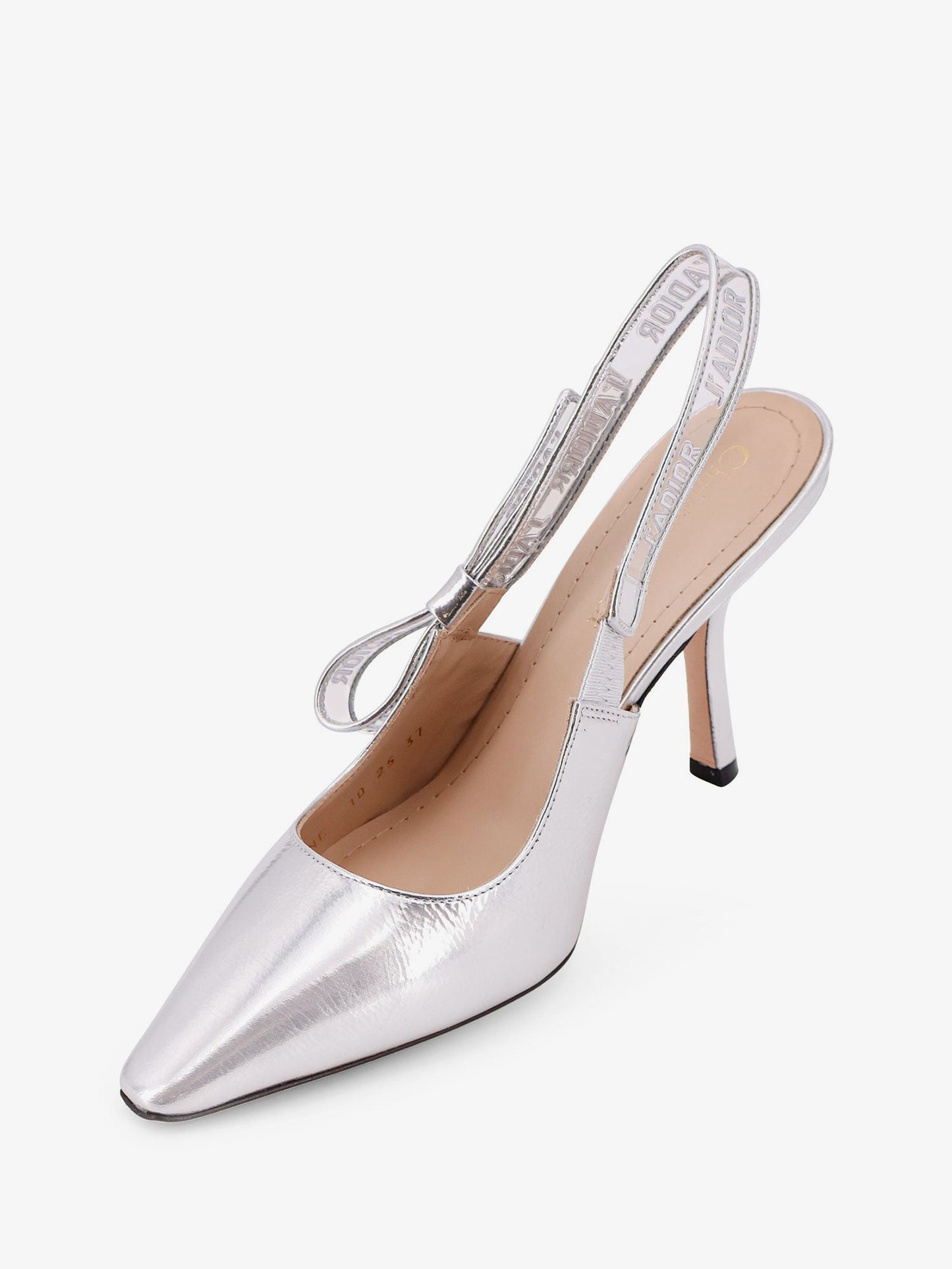 J'Adior laminated leather pumps