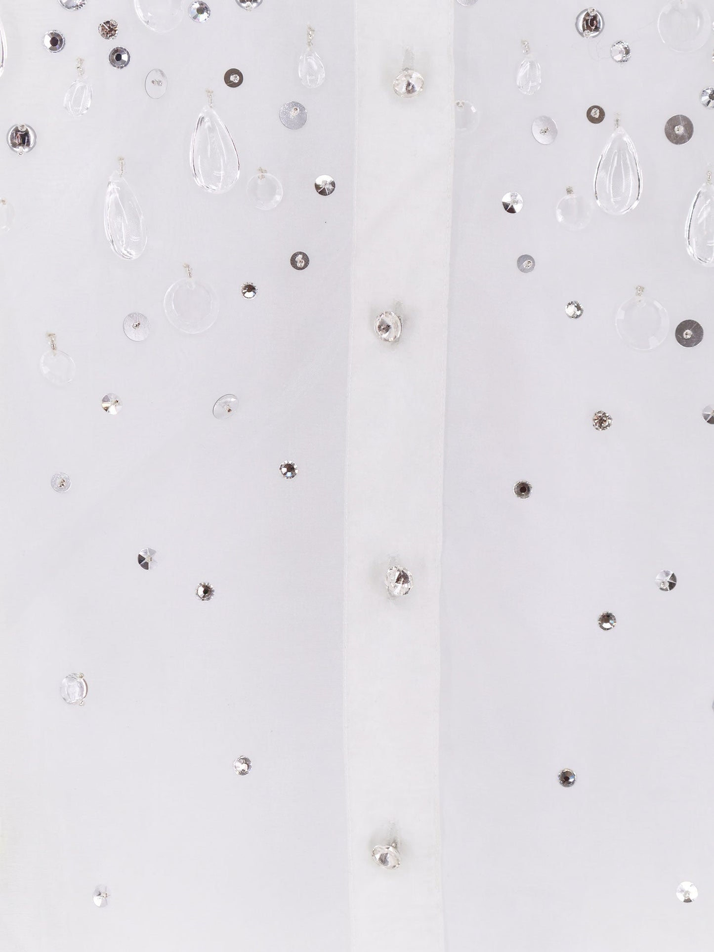 Eugenia shirt with all-over rhinestone details