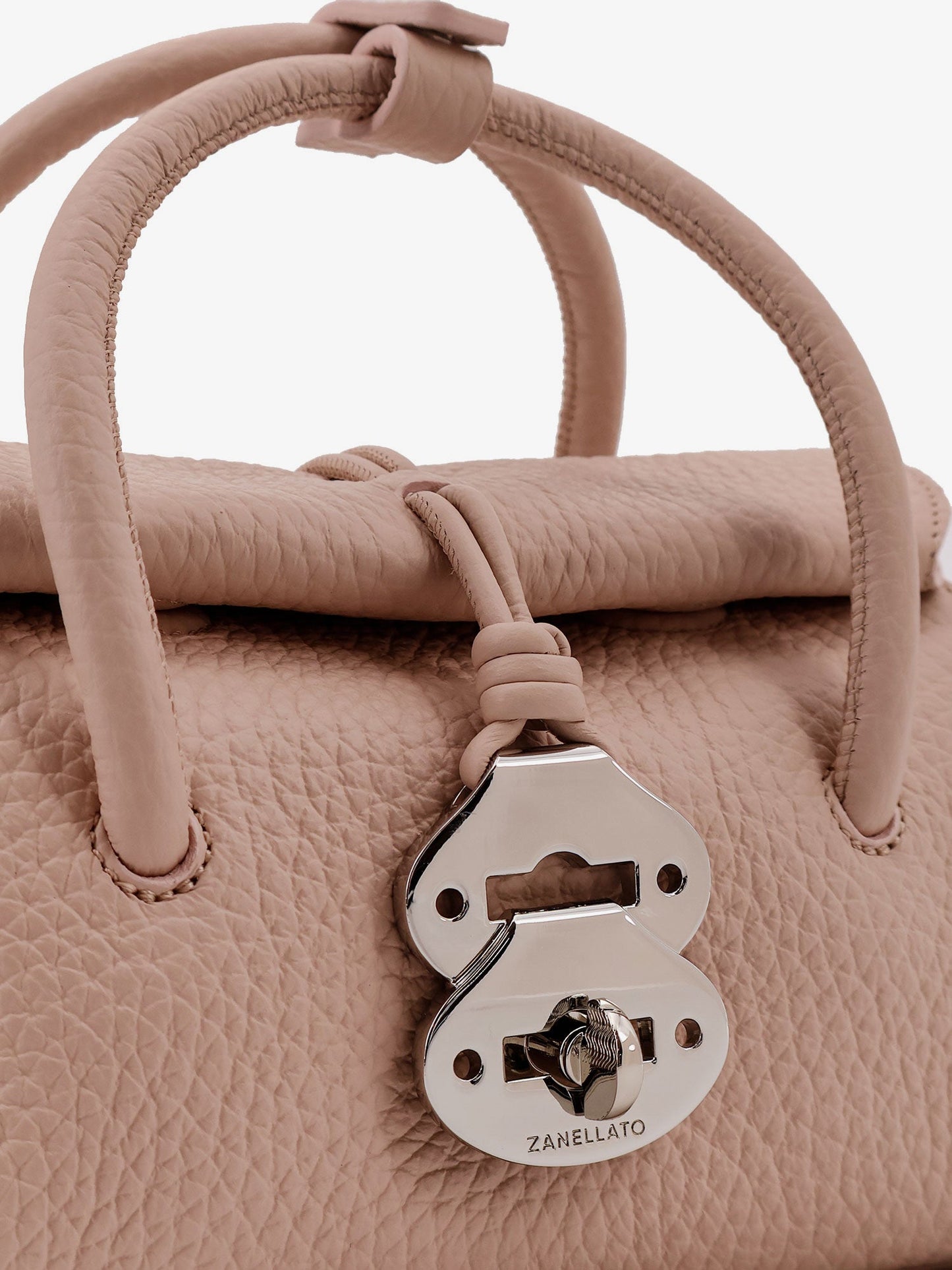 Dotta hammered leather crossbody bag