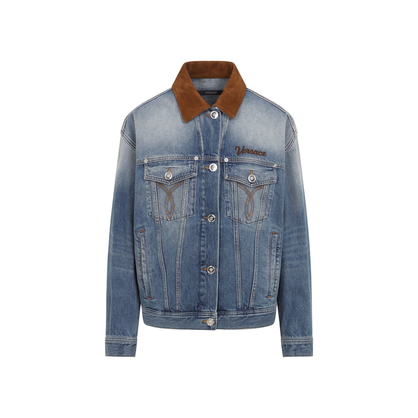 denim stone wash blouson-image-2
