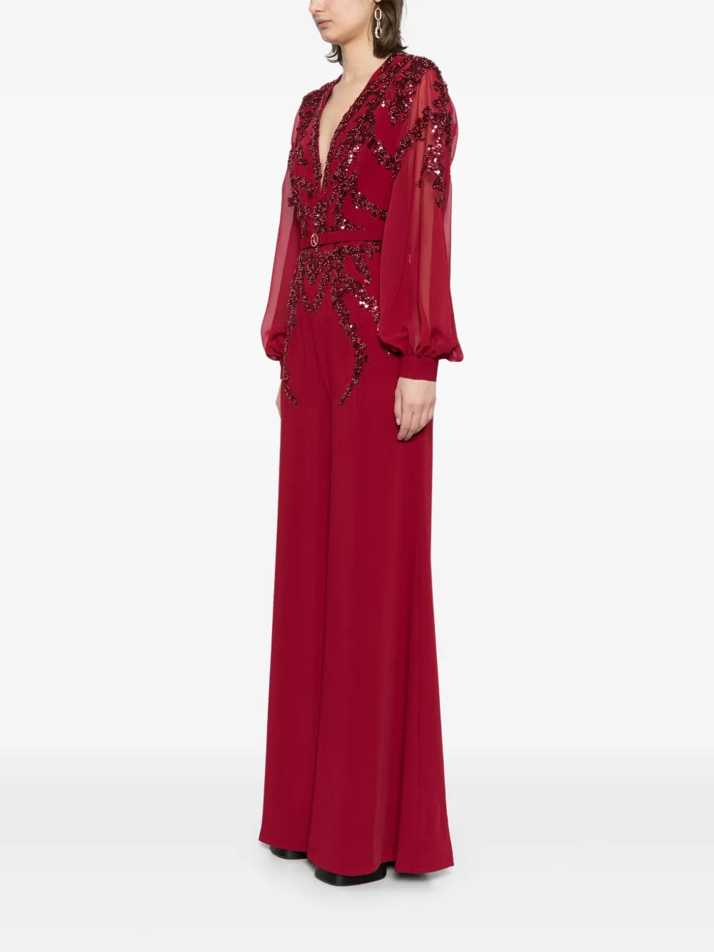 beaded jumpsuit-rtwfw24-50burgundy48