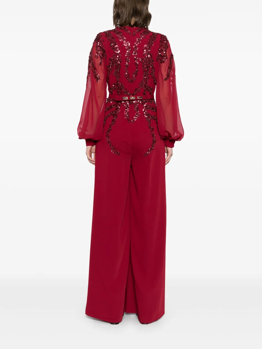 beaded jumpsuit-rtwfw24-50burgundy46