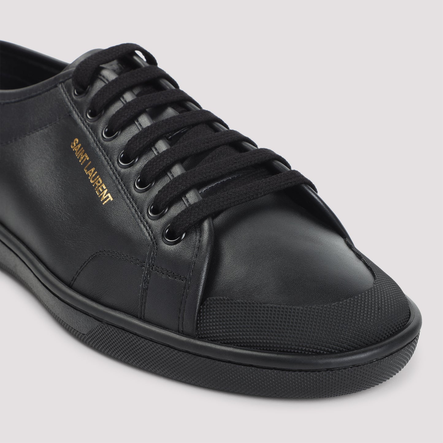 Black SL39 Calf Leather Sneakers