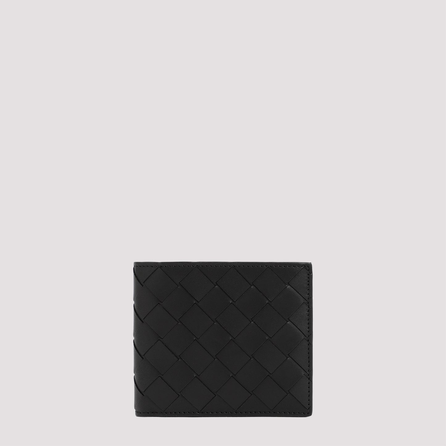 intrecciato billfold calf leather wallet-image-1