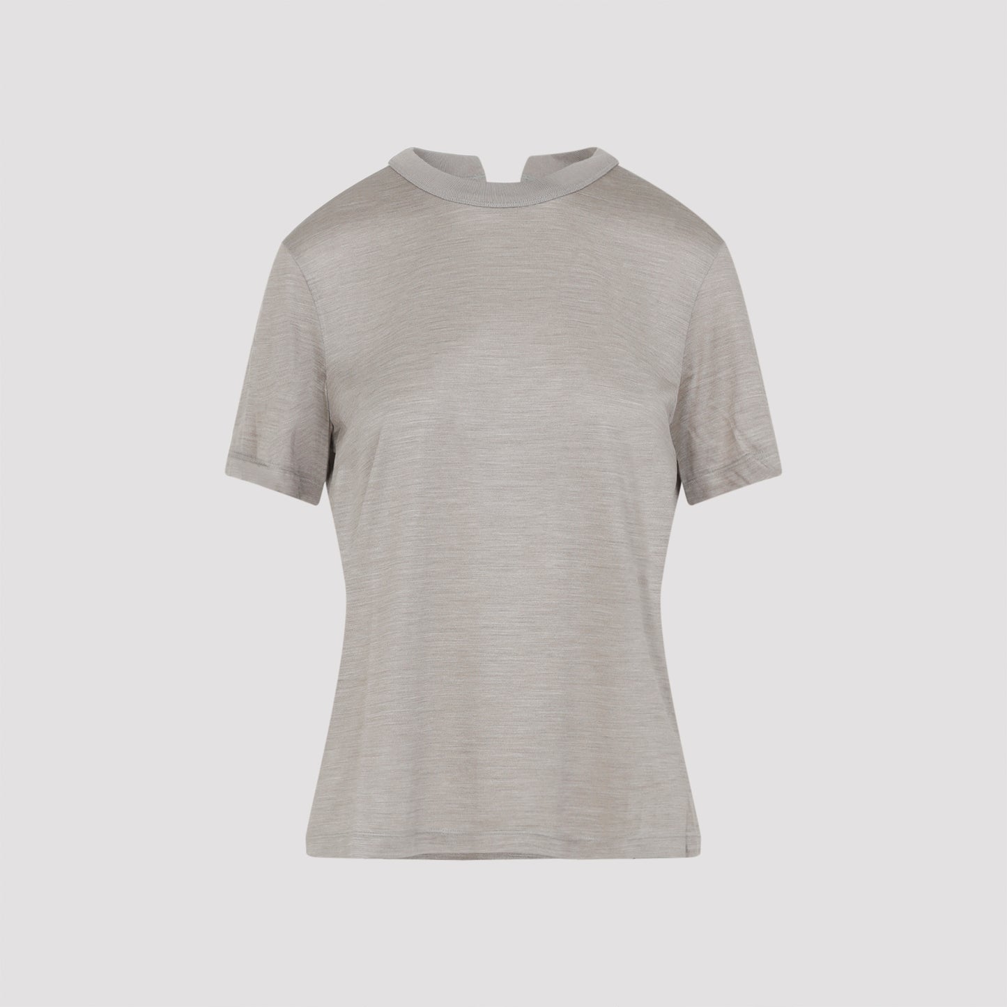 gray fitted t-shirt-image-1