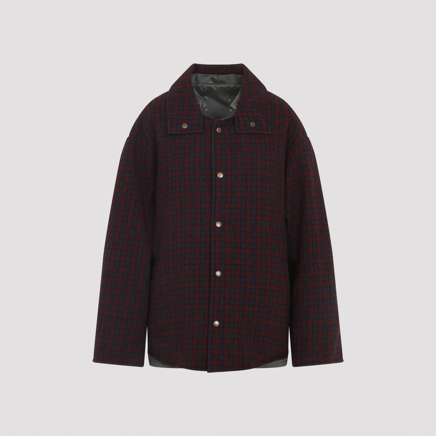 polyamide and wool jacket-image-1