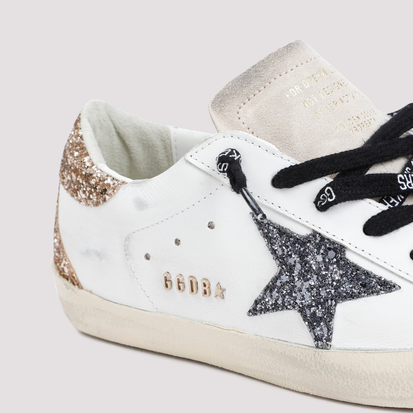 Optic White Superstar Cow Leather Sneakers