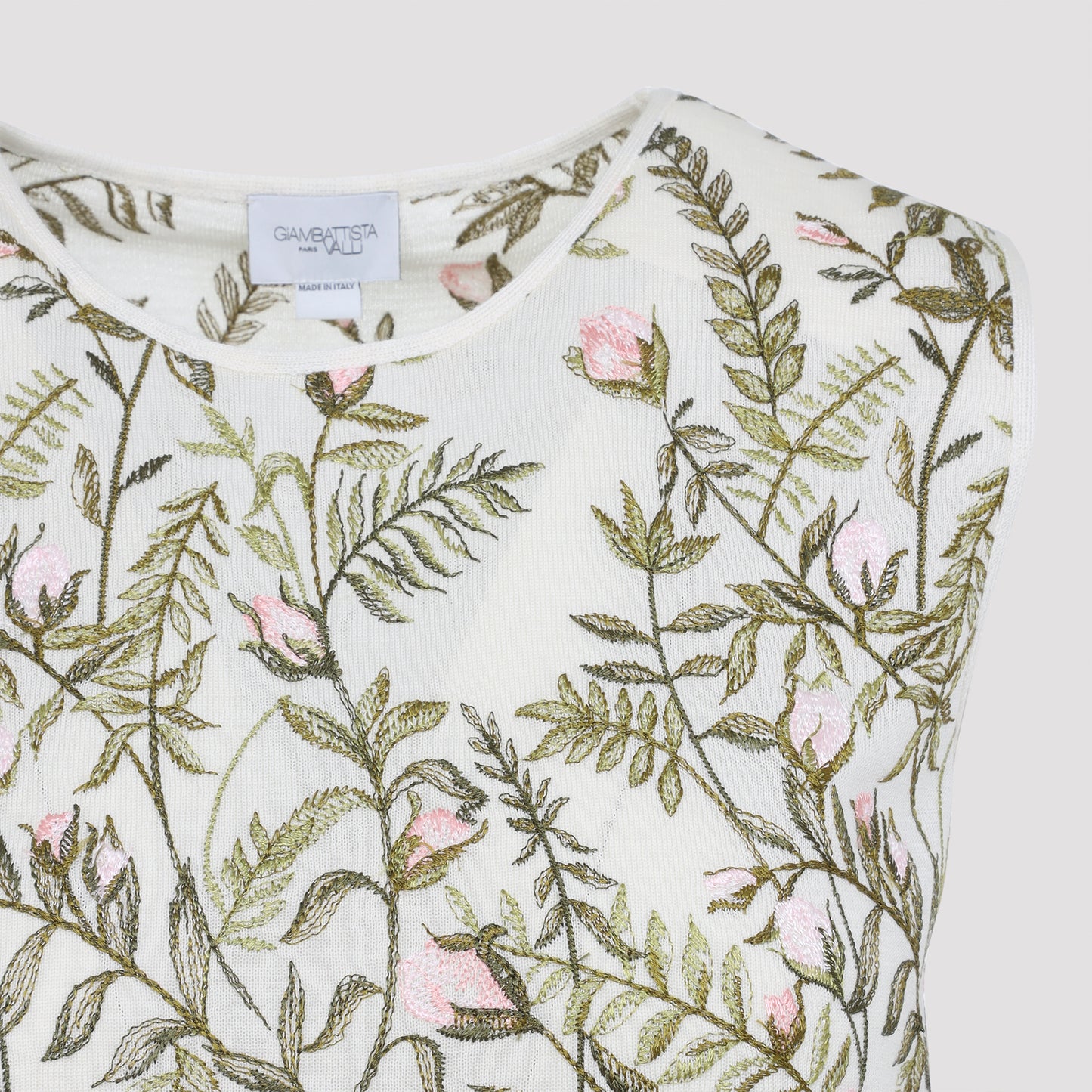 Ivory Cashmere and Silk Top