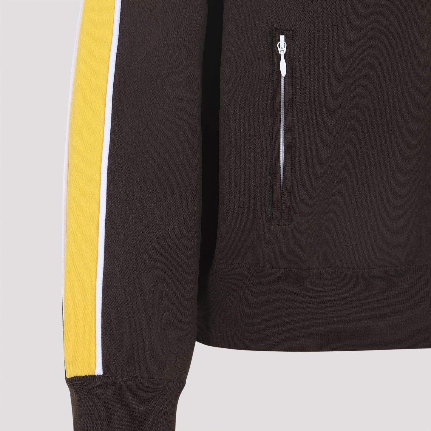 Brown Polyamide Turtle Neck