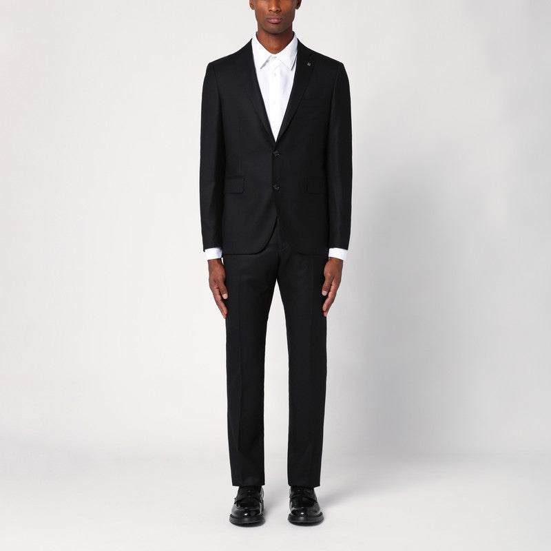 Bruce Black Single-breasted Suit