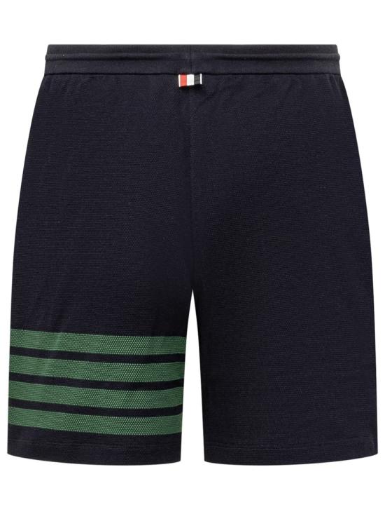 4 BAR STRIPE PIQUE WEAVE SHORTS