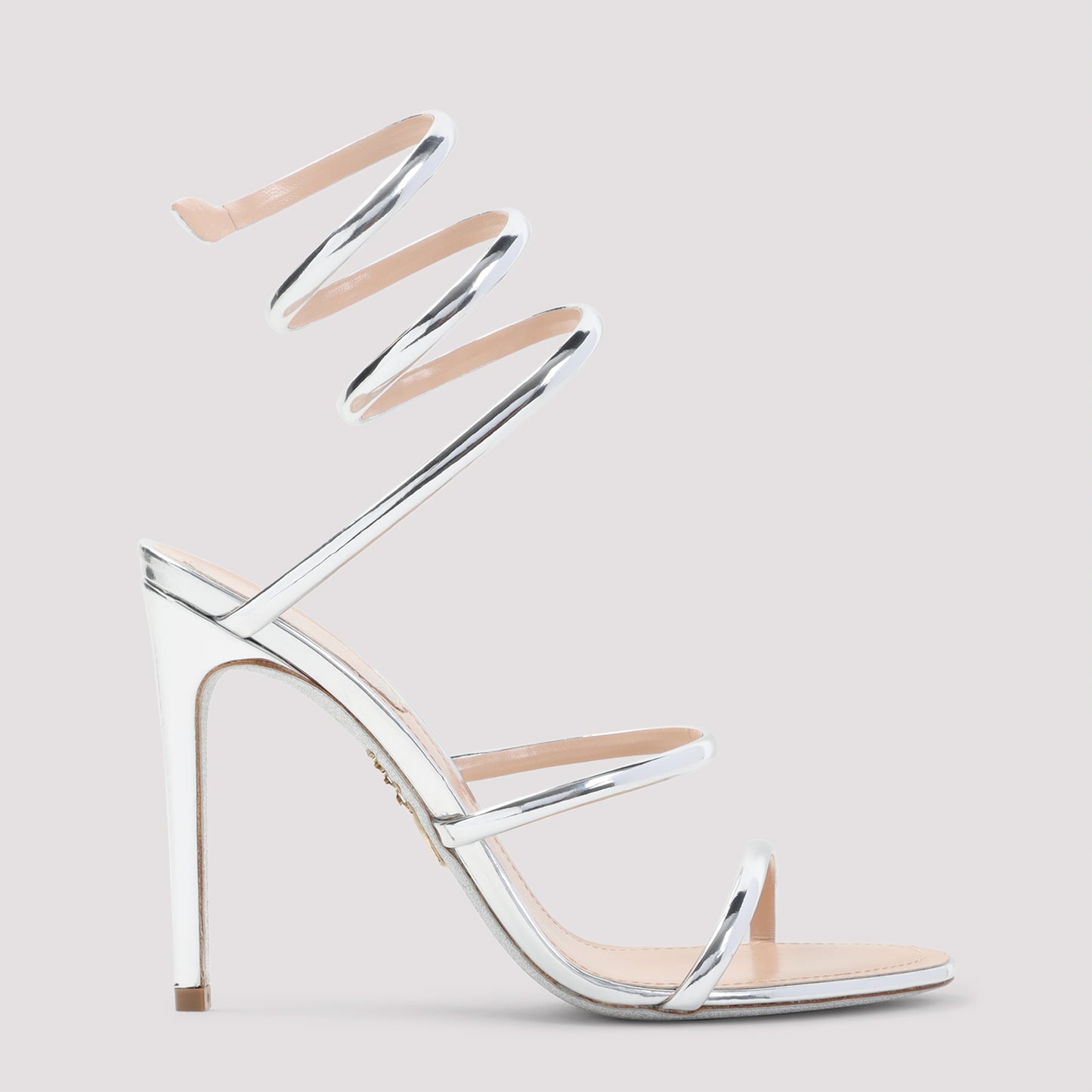 rené caovilla mirror snake sandals-image-1