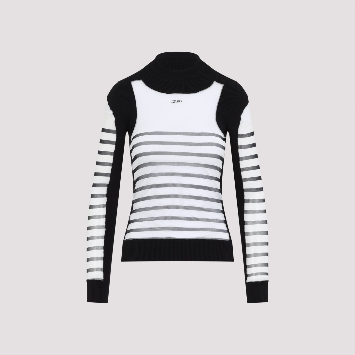 printed "mariniere" pullover-image-1