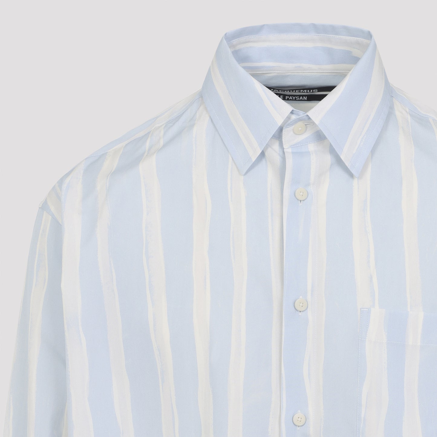 Beige and Light Blue The Camargue Cotton Shirt