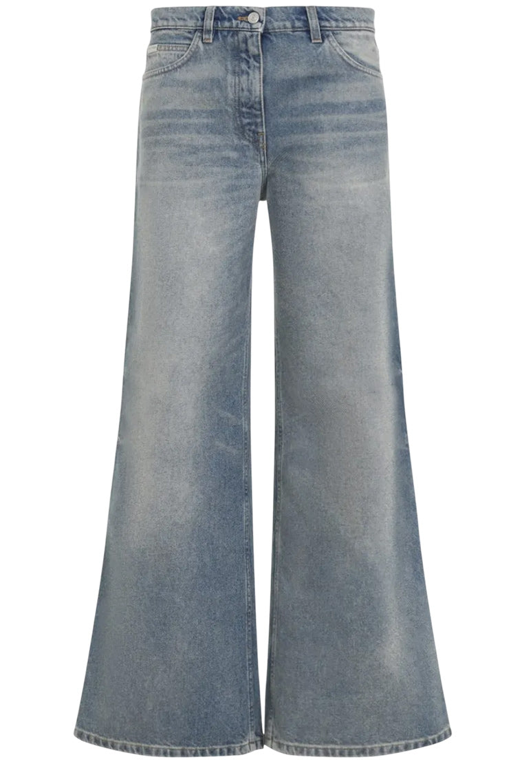 デニム・ジーパン Courreges HAMMER DENIM BAGGY PANTS (324DPA253DE0033 7052) Courreges Hammer Denim Baggy Pants | Saks Fifth Avenue