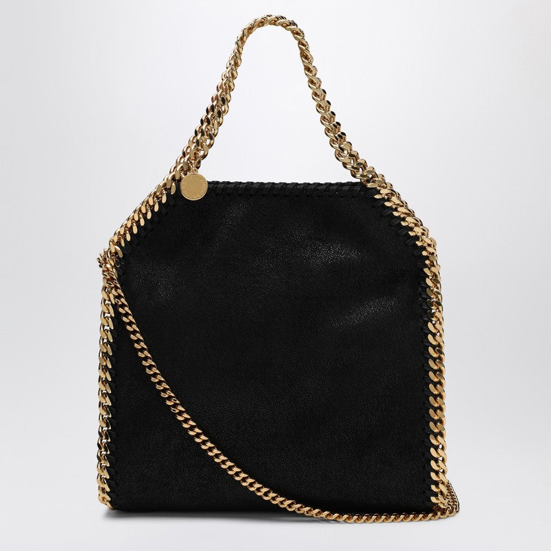 Black/gold Falabella Mini Tote Bag