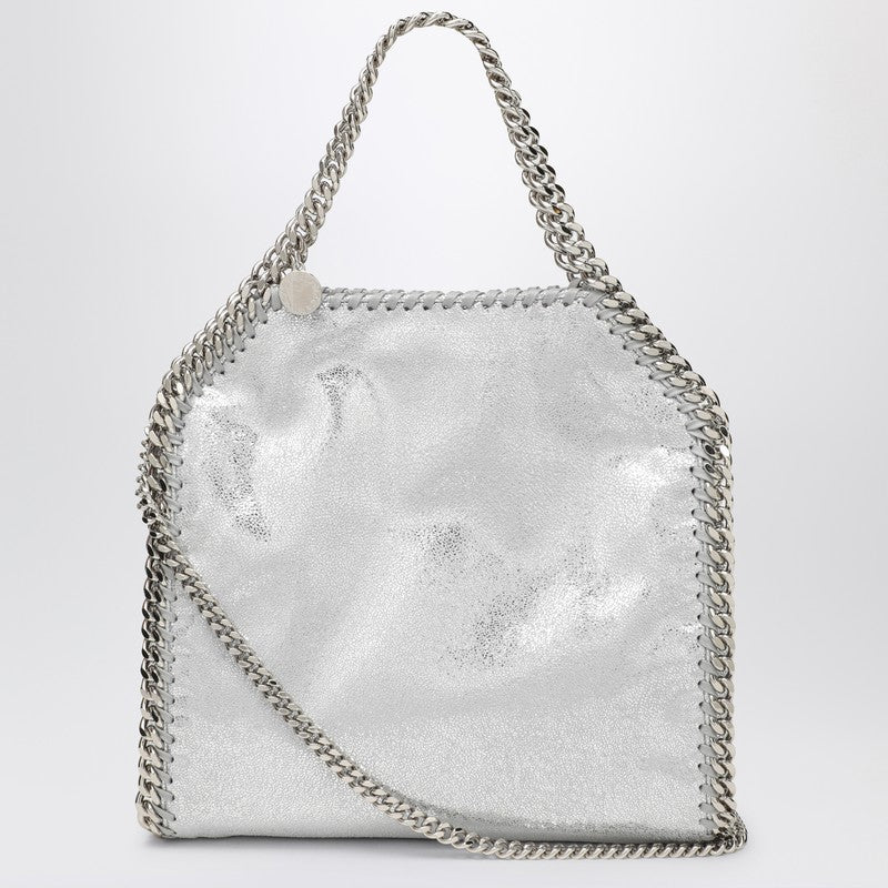Silver Falabella mini tote bag